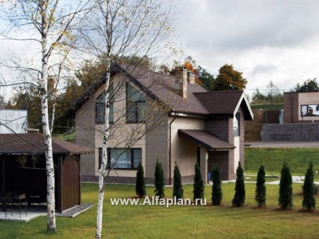 Проекты домов Альфаплан - «Вишневый сад»- проект небольшого дома или дачи - превью дополнительного изображения №1