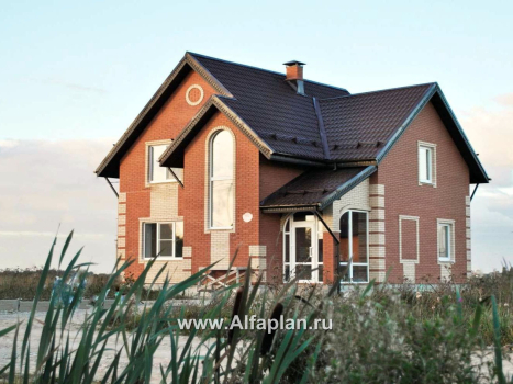 Проекты домов Альфаплан - «Приоритет»-  элегантный коттедж , удобный план дома - превью дополнительного изображения №2