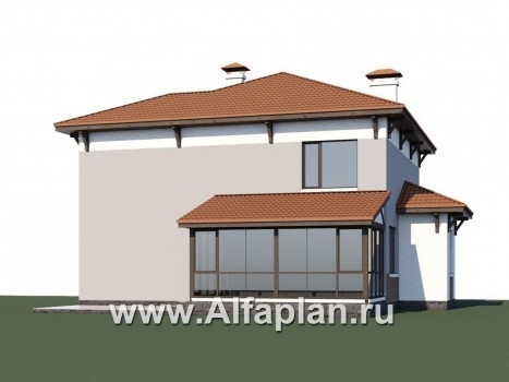 «Эликсир» - проект двухэтажного дома, с террасой, в современном стиле - превью дополнительного изображения №1