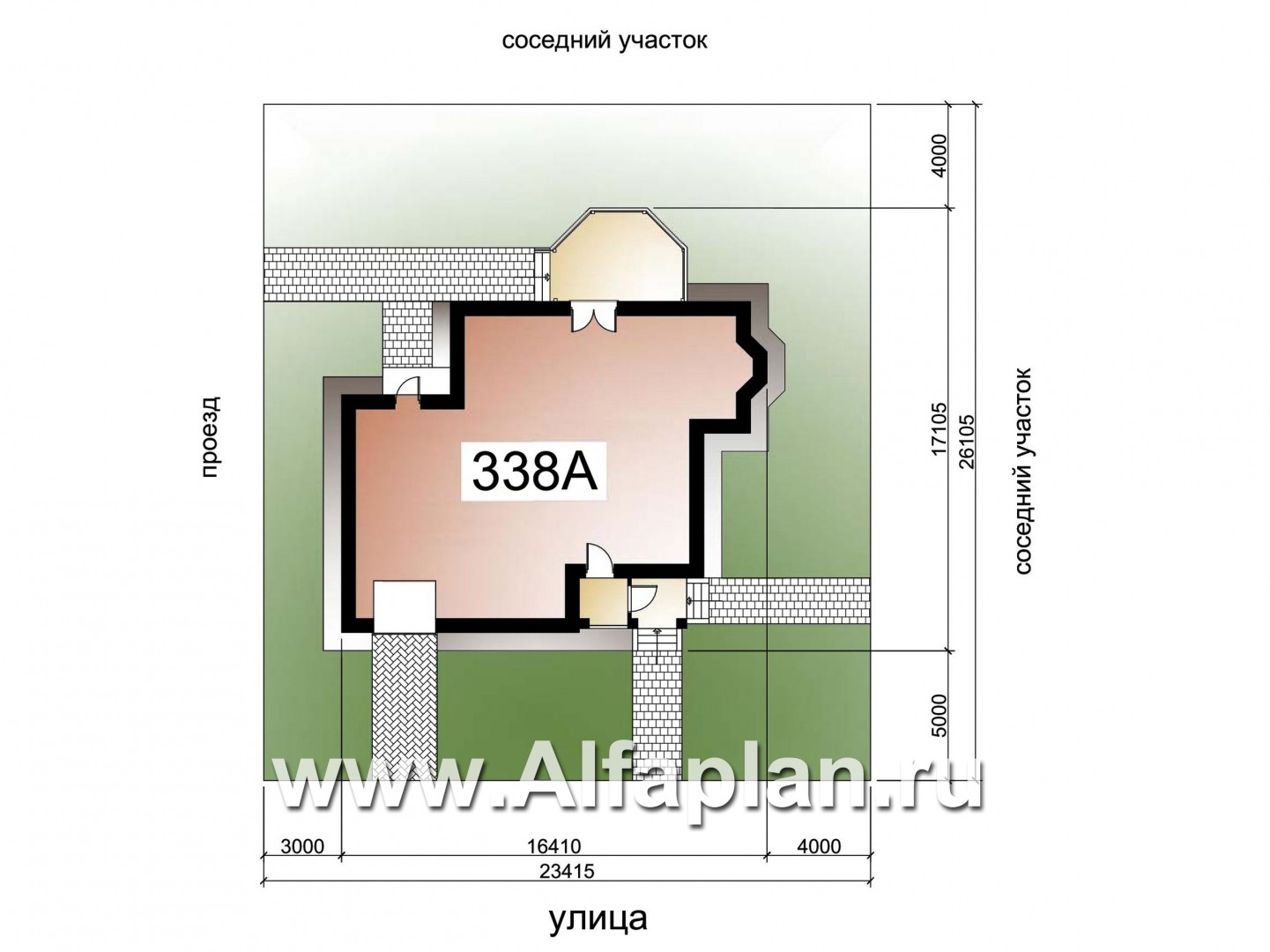 Проекты домов Альфаплан - «Белоостров» - классический коттедж с отличной планировкой - дополнительное изображение №2