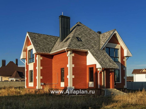 Проекты домов Альфаплан - «Алегро»- проект загородного дома с большой террасой - превью дополнительного изображения №6