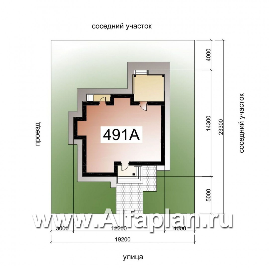 Проекты домов Альфаплан - Современный кирпичный дом «Прагма» - дополнительное изображение №1