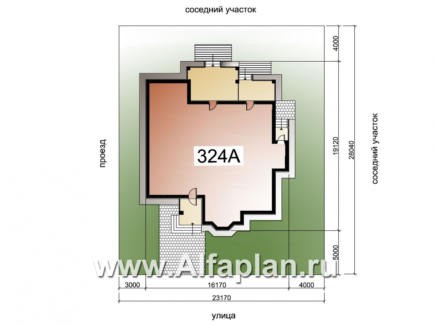 Проекты домов Альфаплан - «Калипсо» - комфортабельный одноэтажный дом  с вариантами планировки - дополнительное изображение №2
